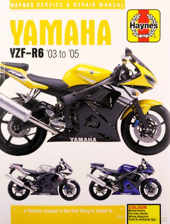 Yamaha YZF-R6 Haynes Repair Manual - Haynes [KSIĄŻKA]