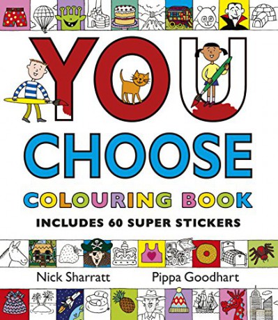 You Choose: Colouring Book with Stickers - Pippa Goodhart [KSIĄŻKA]