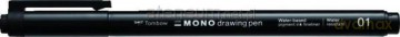 Cienkopis Mono drawing pen czarny 01 0.25mm (4 szt)