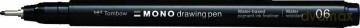 Cienkopis Mono drawing pen czarny 06 0.5mm (4 szt)