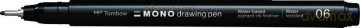 Cienkopis Mono drawing pen czarny 06 0.5mm (4 szt)