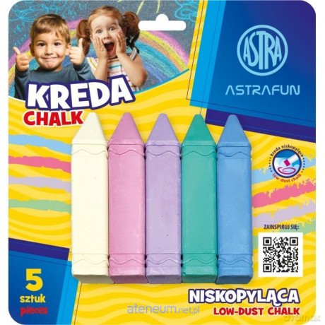 Kreda Jumbo kwadratowa Fun 5 szt