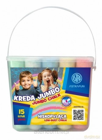 Kreda Jumbo Wiaderko Fun 15 szt