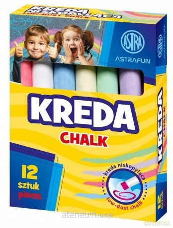 Kreda tablicowa Fun 12 szt