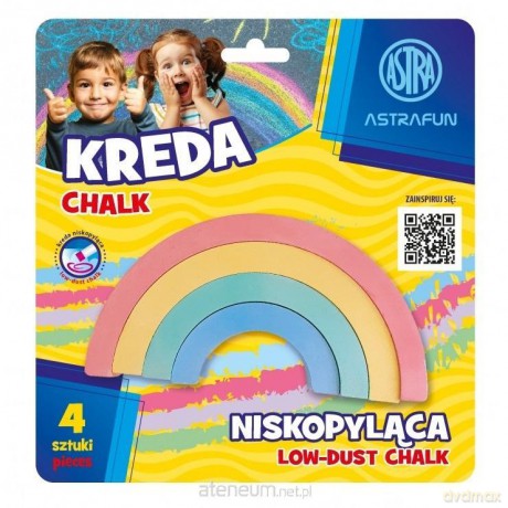 Kreda Tęcza Fun 4 kolory