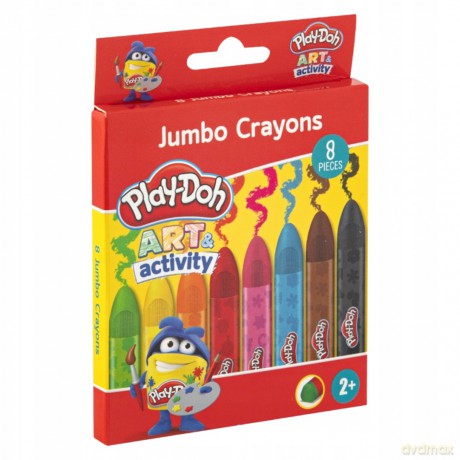 Kredki Jumbo 8 kolorów Play-Doh