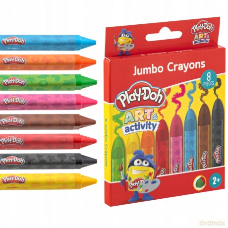 Kredki Jumbo 8 kolorów Play-Doh
