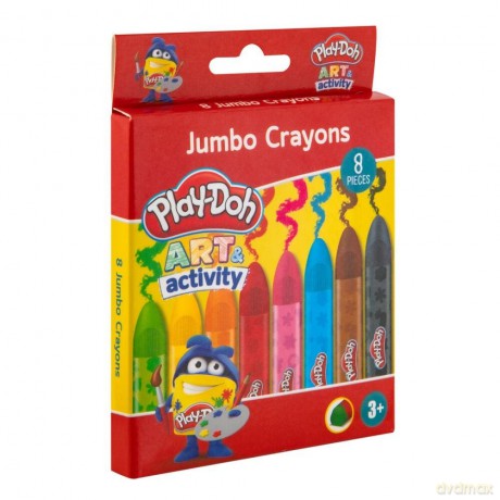 Kredki Jumbo 8 kolorów Play-Doh