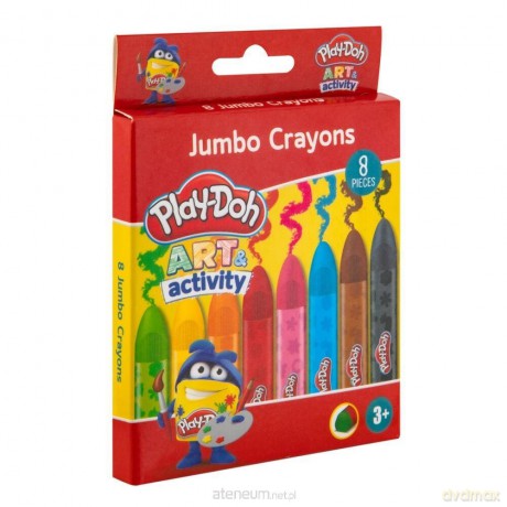Kredki Jumbo 8 kolorów Play-Doh