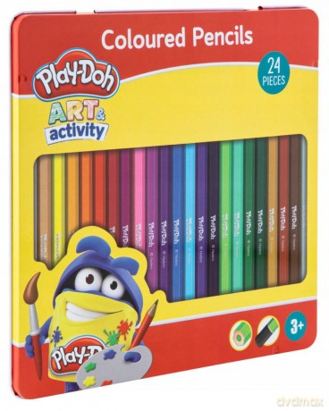 Kredki ołówkowe w puszcze 24 kolory Play-Doh