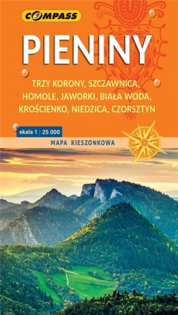 Mapa kieszonkowa - Pieniny 1:25 000 laminowana
