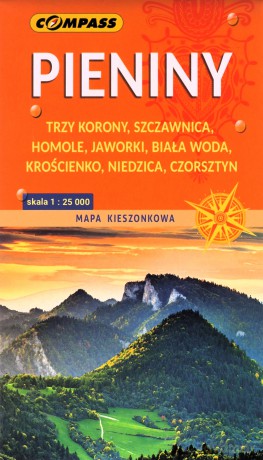 Mapa kieszonkowa - Pieniny 1:25 000 laminowana
