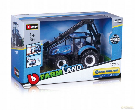 New Holland T7 315 z ładowarką kłód