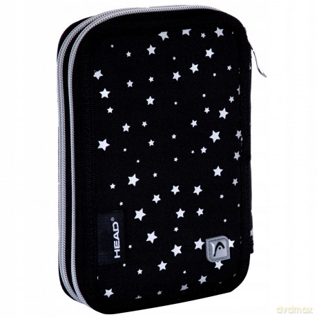 Piórnik podwójny bez wyp. AC2 Head Glitter