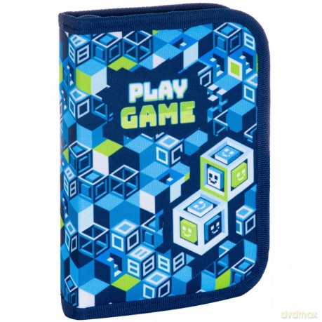 Piórnik pojedynczy 2 klapki bez wyp. Play Game