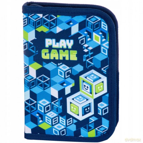 Piórnik pojedynczy 2 klapki bez wyp. Play Game