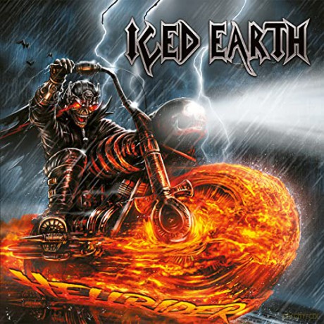 Iced Earth: Hellrider (Orange Yellow Silver Splattered) [Winyl]