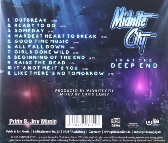 Midnite City: In At The Deeep End [CD]