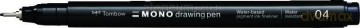 Cienkopis Mono drawing pen czarny 04 0.4mm (4szt)