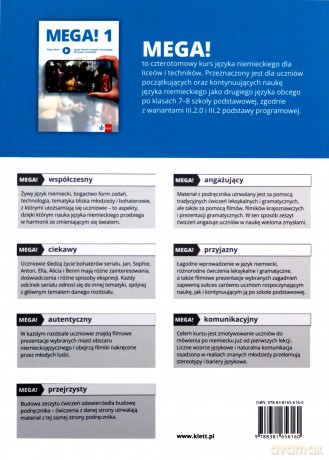 Mega! 1 zeszyt ćwiczeń [KSIĄŻKA]