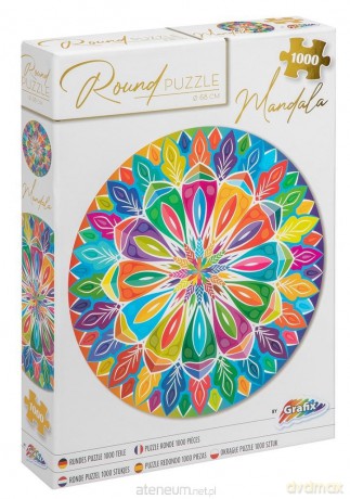 Puzzle okrągłe Mandala 1000 el. średnica 68cm [PUZZLE]