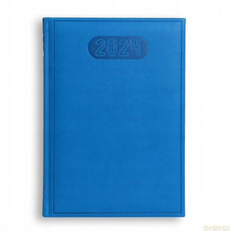 Terminarz 2024 A5 dzienny Print - granatowy [KALENDARZ]