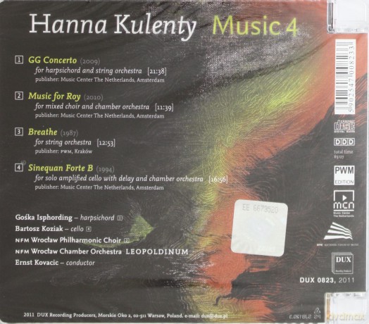 Music 4 - Hanna Kulenty [CD]