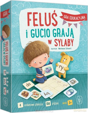 Feluś i Gucio grają w sylaby [GRA PLANSZOWA]