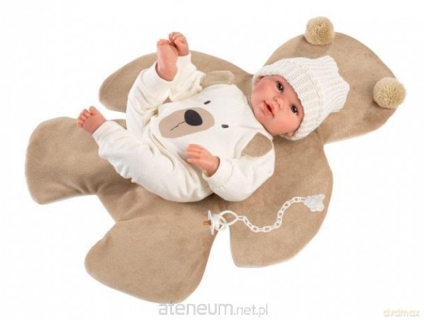 Lalka bobas płacząca 36cm brązowy miś