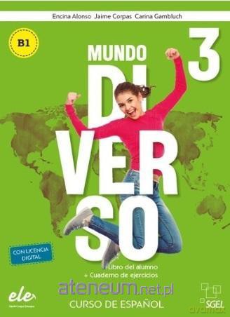 Mundo Diverso 3 B1 podręcznik + ćwiczenia - Encina Alonso, Jaime Corpas, Carina Gambluch [KSIĄŻKA]