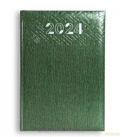 Terminarz 2024 A5 dzienny Milano - zielony [KALENDARZ]