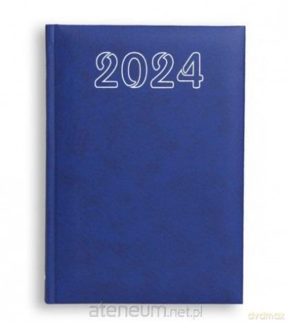 Terminarz 2024 A5 dzienny Standard - granatowy [KALENDARZ]