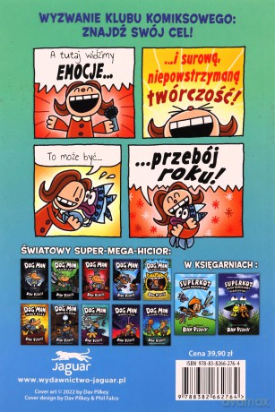 Superkot. Klub komiksowy (Tom 3) Na przekór - Dav Pilkey [KSIĄŻKA]
