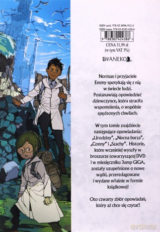 The promised neverland light novel - kilsze wspomnień - Kaiu Shirai, Posuka Demizu [KSIĄŻKA]