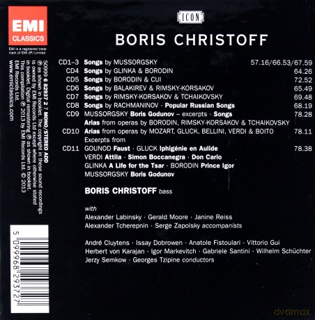 Boris Christoff: Icon: Boris Christoff (Limited) [11CD]