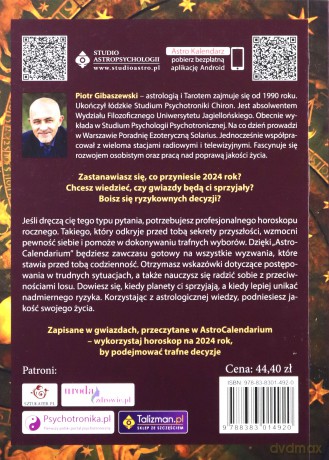 AstroCalendarium 2024 - Gibaszewski Piotr [KSIĄŻKA]