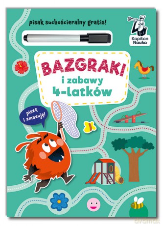 Bazgraki i zabawy 4-latków - Katarzyna Szumska [KSIĄŻKA]