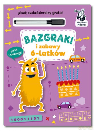 Bazgraki i zabawy 6-latków - Katarzyna Szumska [KSIĄŻKA]