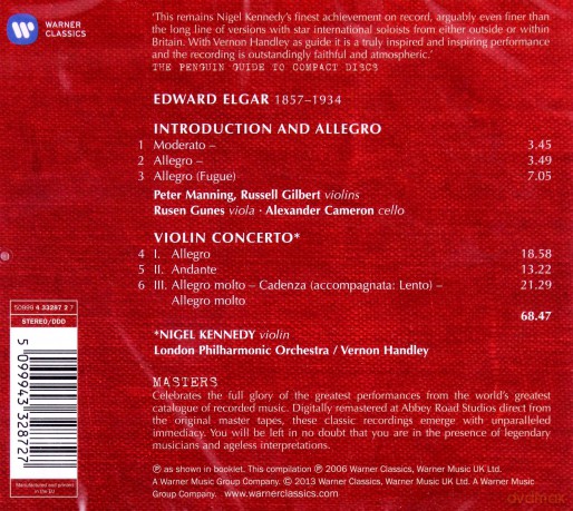 Kennedy: Violin Concerto [CD]