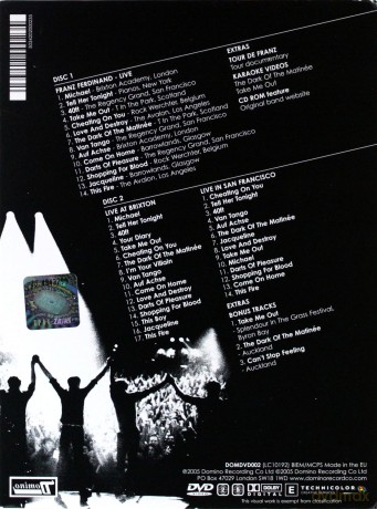 Franz Ferdinand: Franz Ferdinand (jewel case) [2DVD]