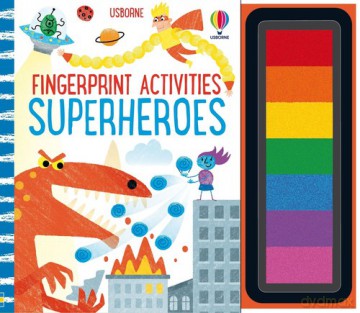 Fingerprint Activities Superheroes [KSIĄŻKA]