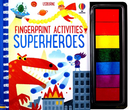 Fingerprint Activities Superheroes [KSIĄŻKA]