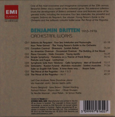 Orchestral Works (Limited) [8CD]