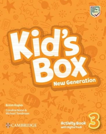 Kid's Box New Generation 3 Activity Book with Digital Pack British English - Caroline Nixon, Michael Tomlinson [KSIĄŻKA]