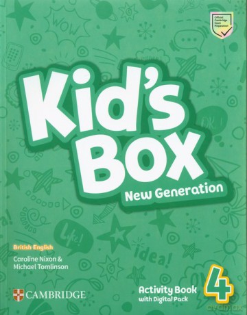 Kid's Box New Generation 4 Activity Book with Digital Pack - Caroline Nixon, Michael Tomlinson [KSIĄŻKA]