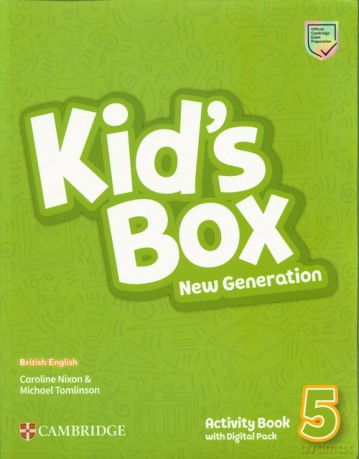 Kid's Box New Generation 5 Activity Book with Digital Pack - Caroline Nixon, Michael Tomlinson [KSIĄŻKA]