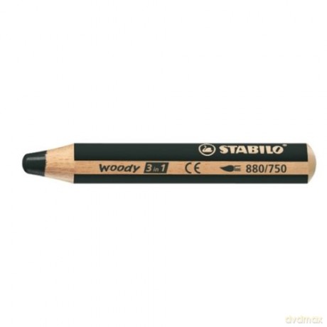 Kredka Woody czarna 5 sztuk