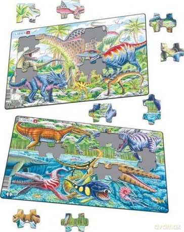 Larsen Dzika przyroda w czasach dinozaurów (Midi) układanka