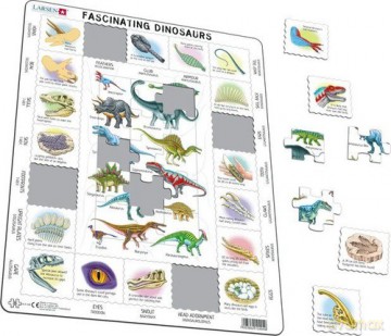 Larsen Fascynujące dinozaury EN (Maxi) układanka