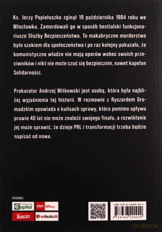 Misja Popiełuszko - Ryszard Gromadzki, Andrzej Witkowski [KSIĄŻKA]